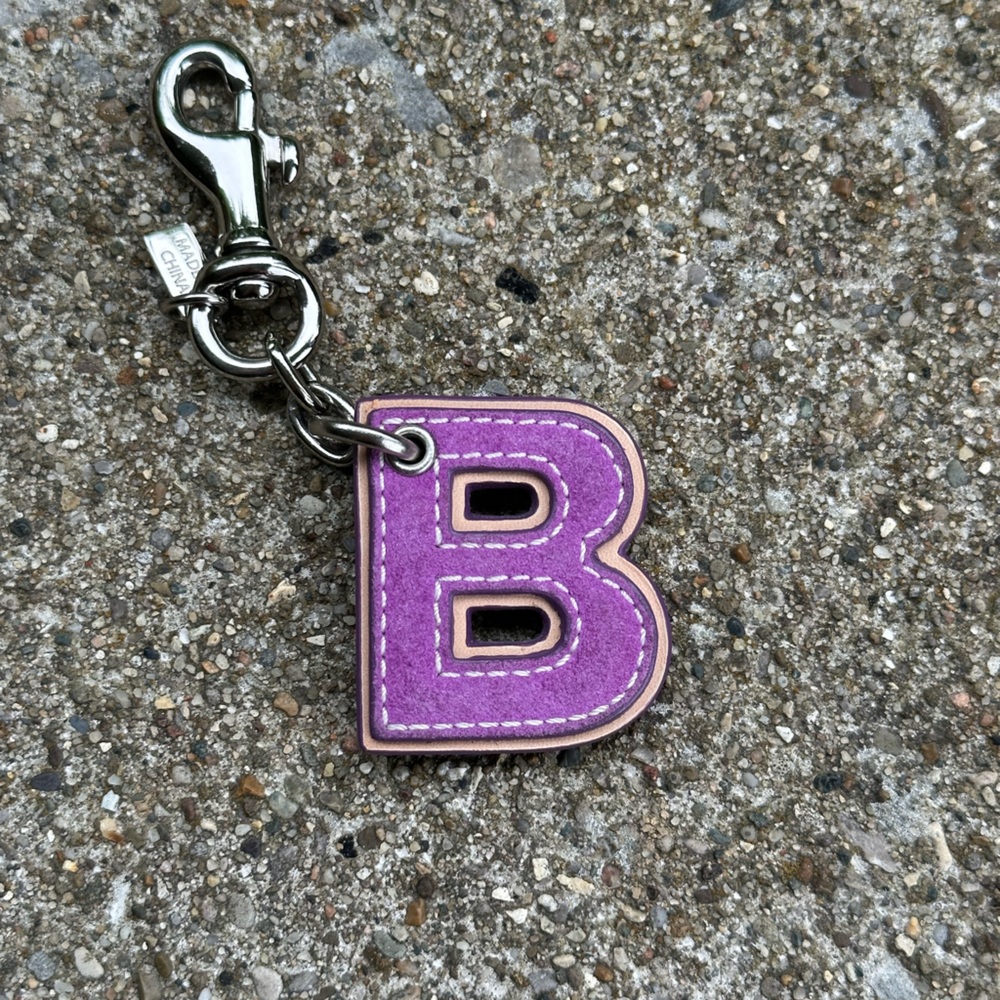 Coach Initial “B” clip